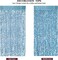 3-Pack Blue Foil Fringe Curtains 3.3x6.6ft Baby Shower & Under the Sea Party Decorations